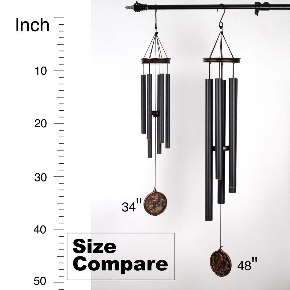 Tree of Life Vintage Wind Chime – 34 & 48 in