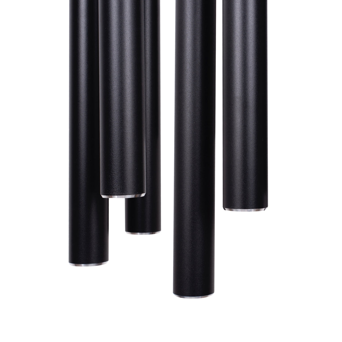 48 in Black Metal Ring Deep Tone Wind Chime