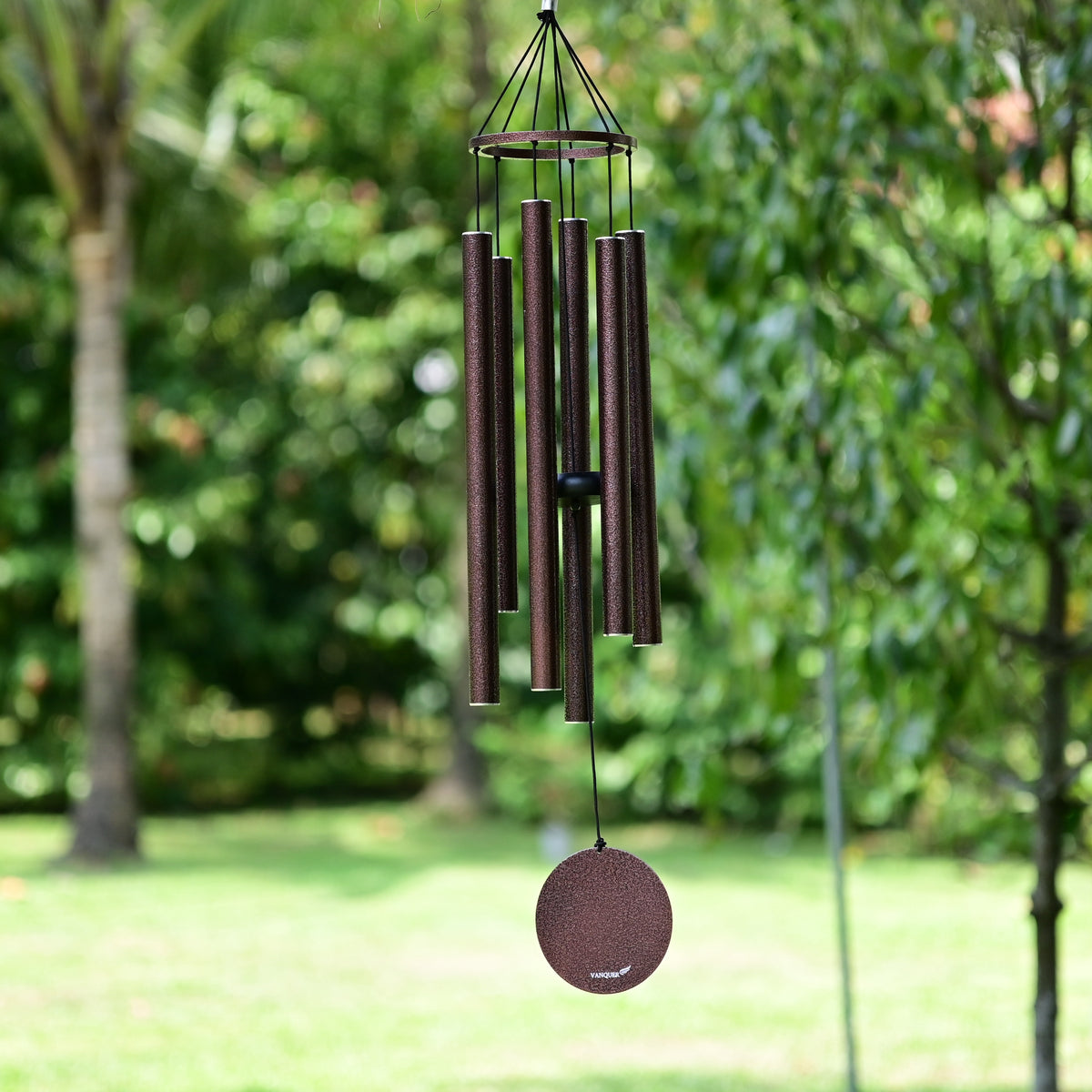 38 in Bronze Metal Ring Deep Tone Wind Chime