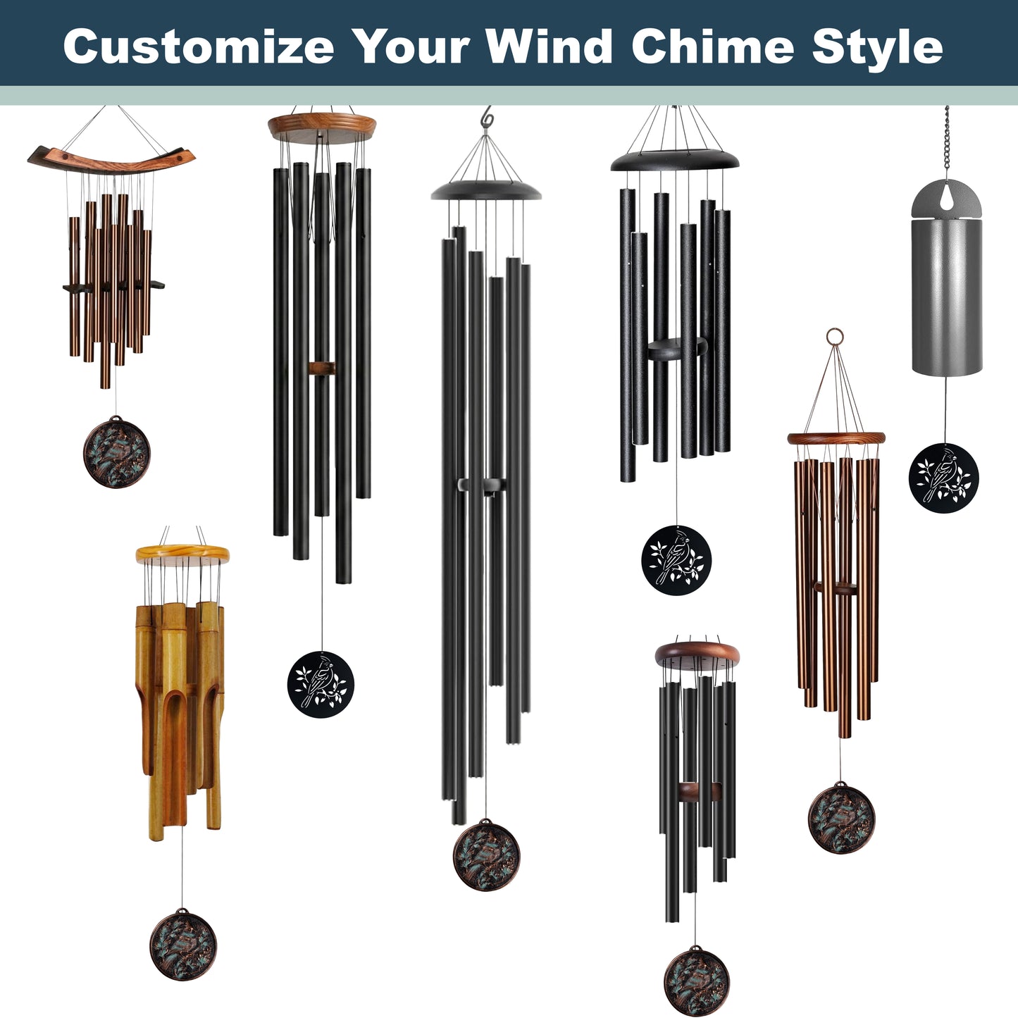 Wind Chime Sail Replacement (Cardinal, 4.3")
