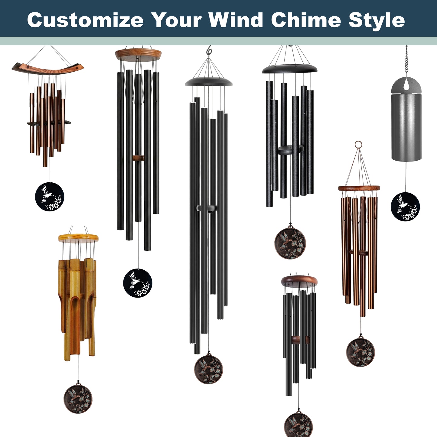 Wind Chime Sail Replacement (Hummingbird, 4.3")