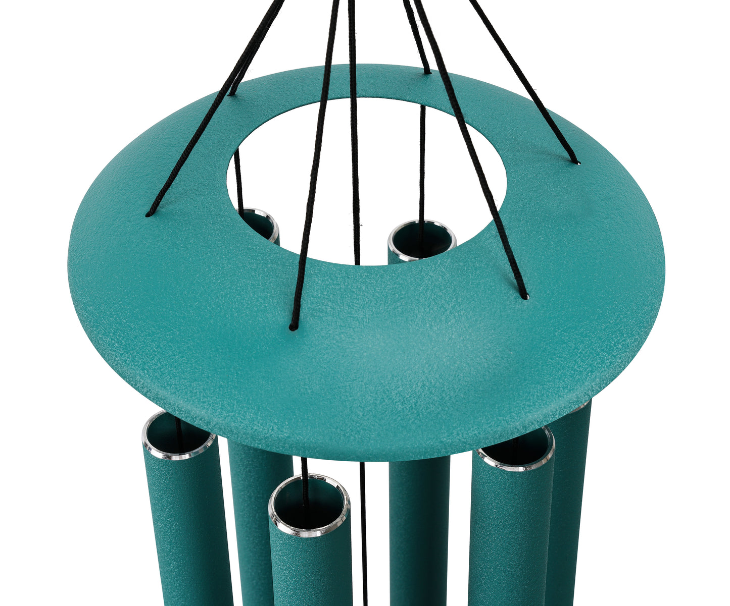 38" Wind Chimes for Outside Deep Tone Patina Green