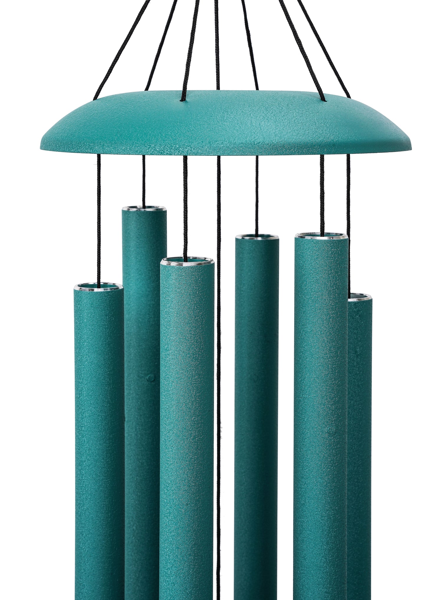 38" Wind Chimes for Outside Deep Tone Patina Green